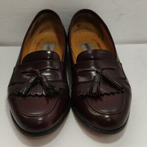 Mezlan Santander Burgundy Leather Loafers Mens 10W